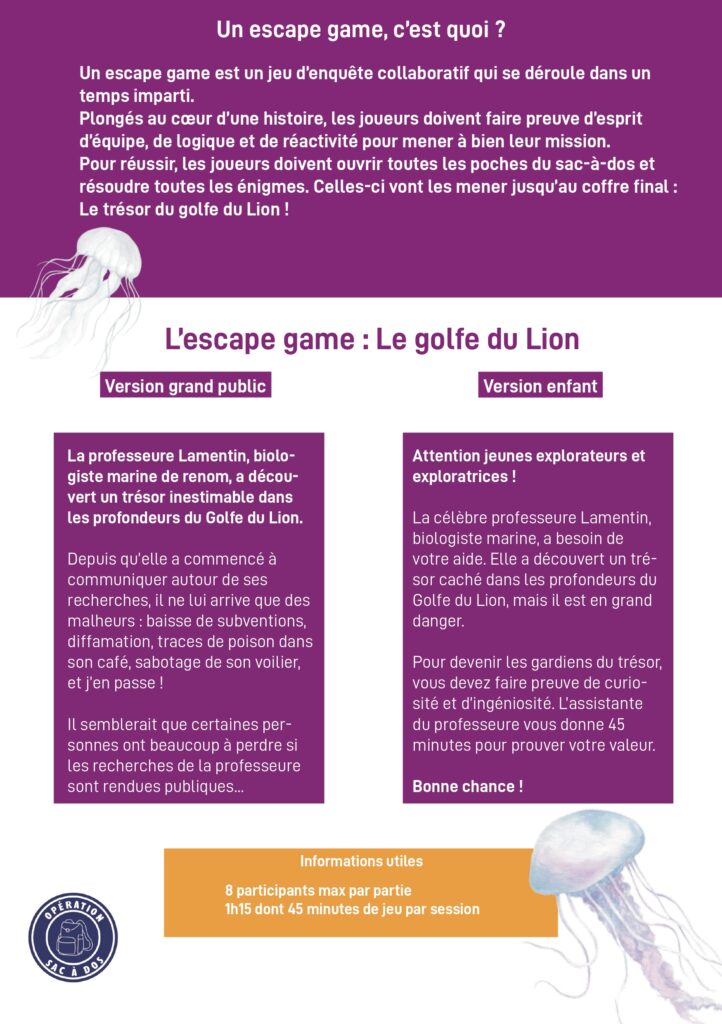Programme de la journée professionnelle "Devenez un maître du jeu" organisée par Délires d'encre et Occitanie Livre et Lecture